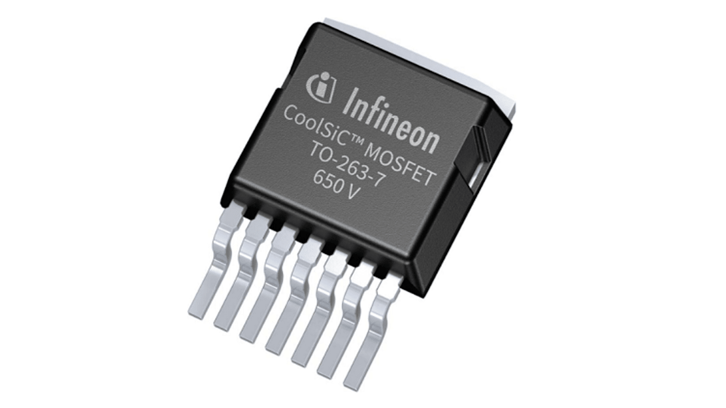 MOSFET Infineon, canale N, 54 A, TO-263-7, Montaggio superficiale