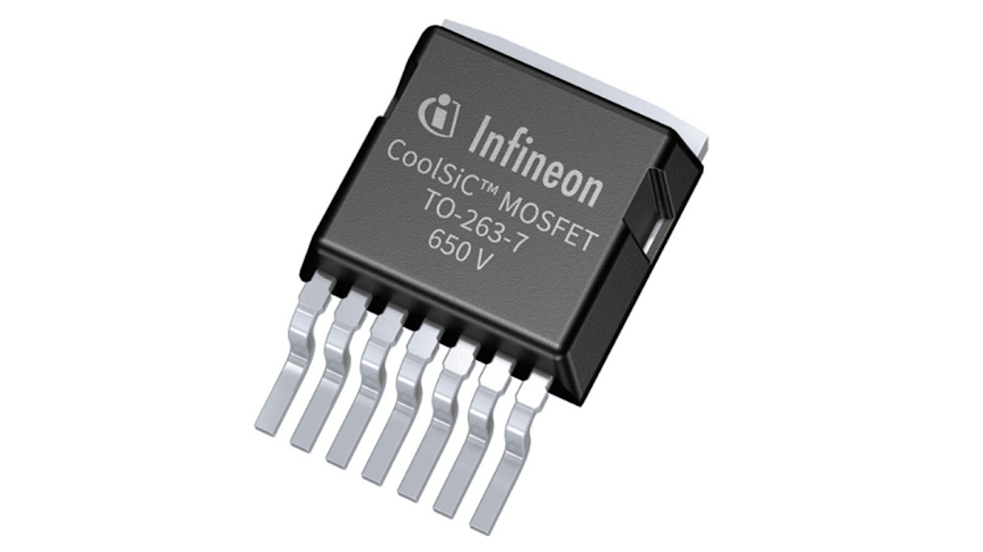 Infineon N-Channel MOSFET, 24 A, 650 V, 7-Pin D2PAK IMBG65R107M1HXTMA1