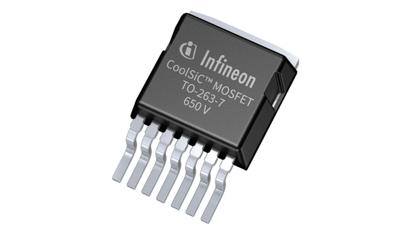 MOSFET Infineon, canale N, 6 A, TO-263-7, Montaggio superficiale