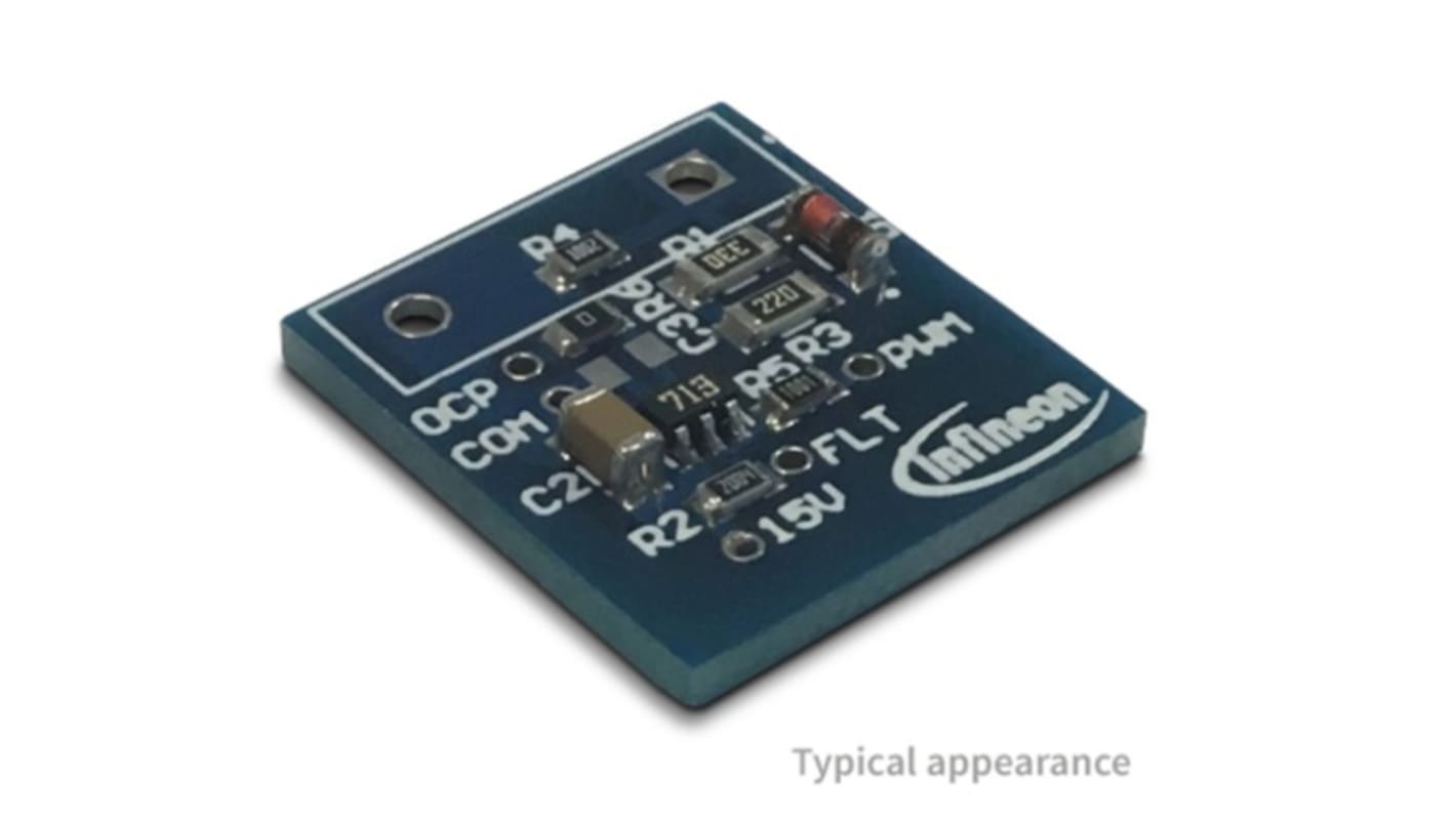 Infineon EVAL-1ED44173N01B MOSFET Gate Driver for 1ED44173N01B low-side gate driver for Switched-mode power circuit