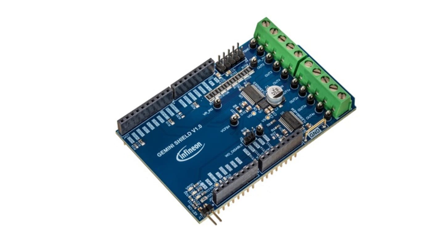 Infineon TLE8082ESEVALBOARDTOBO1 TLE8082ES_EVALBOARD Driver til DC motor til Arduino-kort