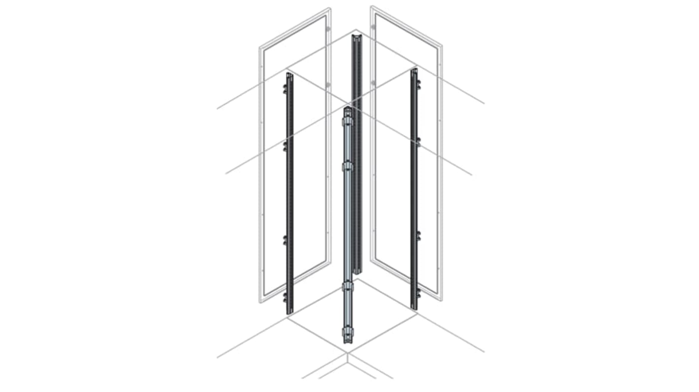 Vertical ABB serie AM2 de Acero galvanizado, para usar con Cajas is2