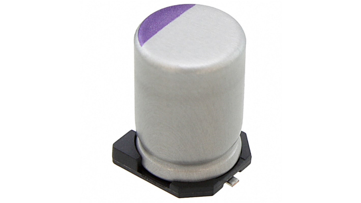 Panasonic 33μF Surface Mount Polymer Capacitor, 25V