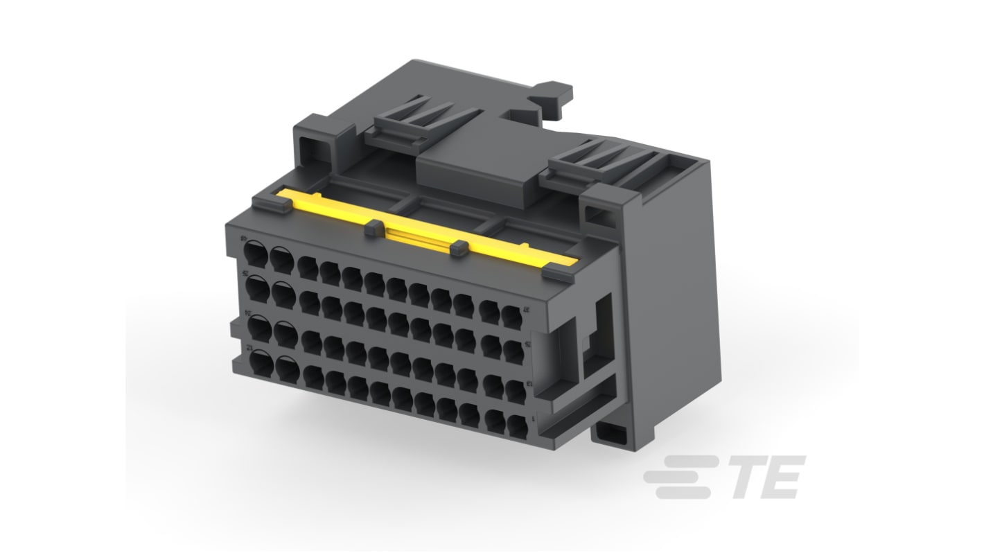 TE Connectivity Automotive Connector Plug Black Cable Mount 48 Way 2366066-1
