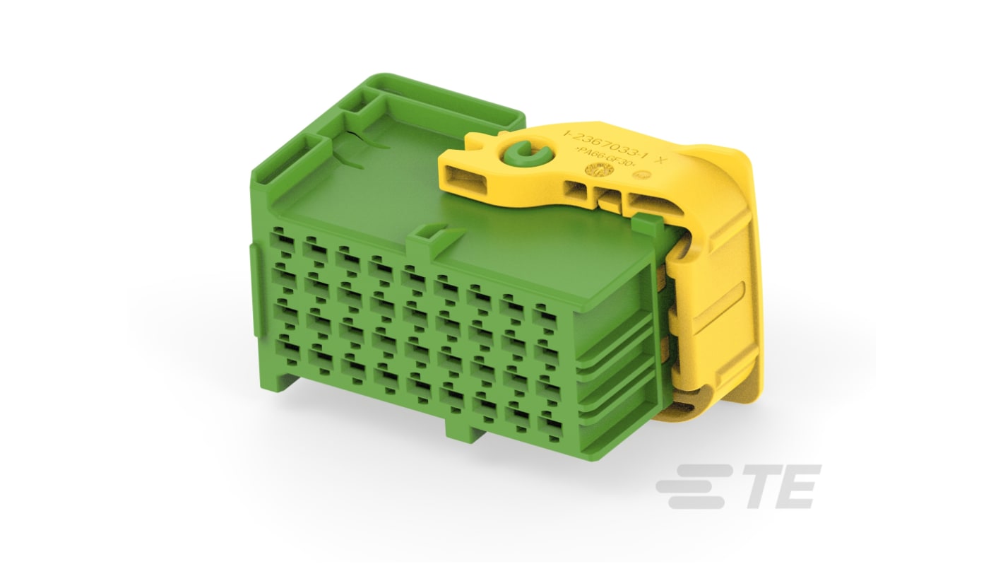 TE Connectivity Automotive Connector Socket Green Wire 36 Way 2377780-3