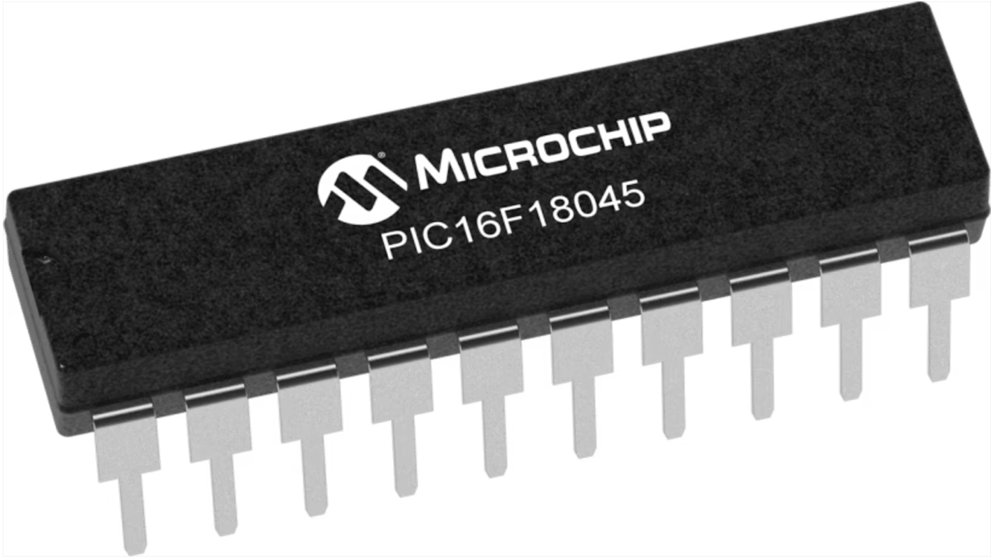 Microchip PIC16F18045-I/P PIC Microcontroller, PIC16, 20-Pin PDIP