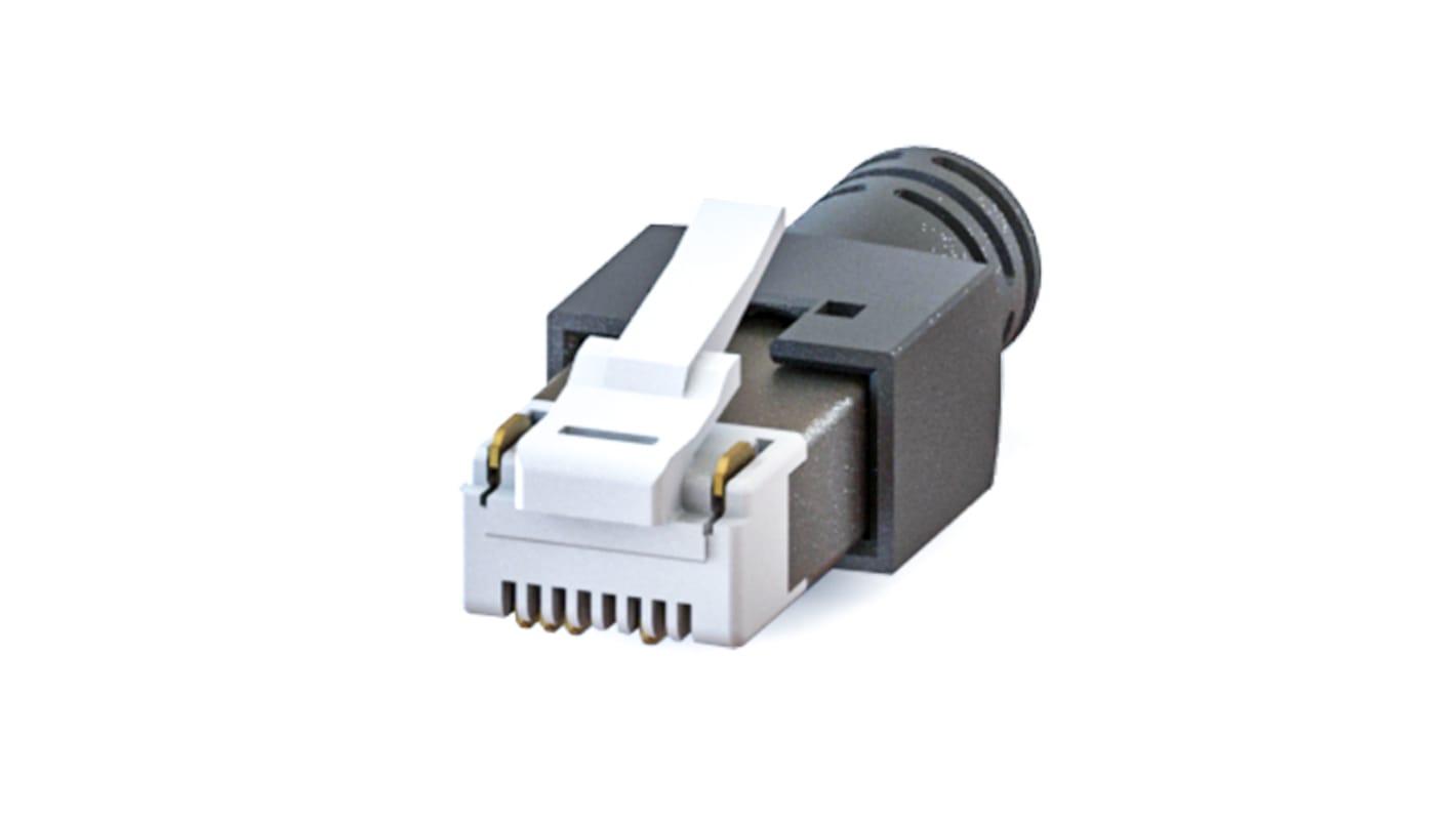 Yamaichi Male RJ45 Connector, Plug-In 2 x 4 Port 1 -Way