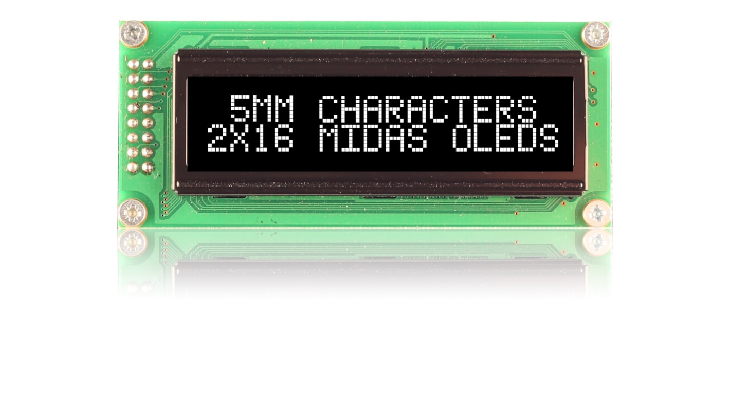 Midas White OLED Display COB Parallel Interface