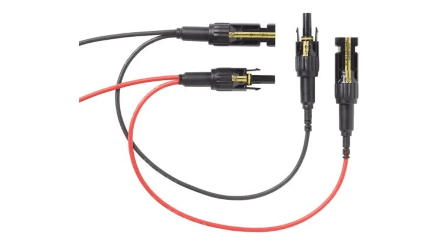 Fluke Test Leads, 20A, 1 kV ac/dc, 600 V ac/dc, Black, Red, 0.9m Lead Length