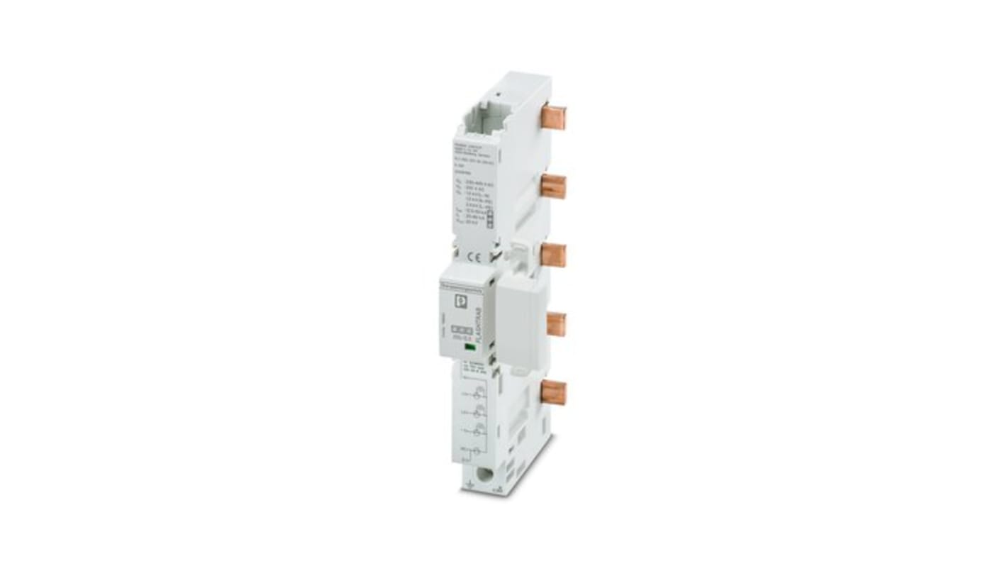 Phoenix Contact Lightning Arrester 255 V ac Maximum Voltage Rating 50kA Maximum Surge Current Lightning Arrester
