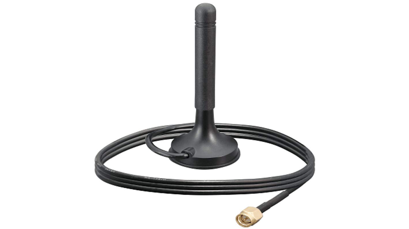 Linx ISM Band Multiband-Antenne, Extern, Rundstrahlantenne, 617 → 4200 MHz, Stabantenne, SMA-Stecker, Stecker