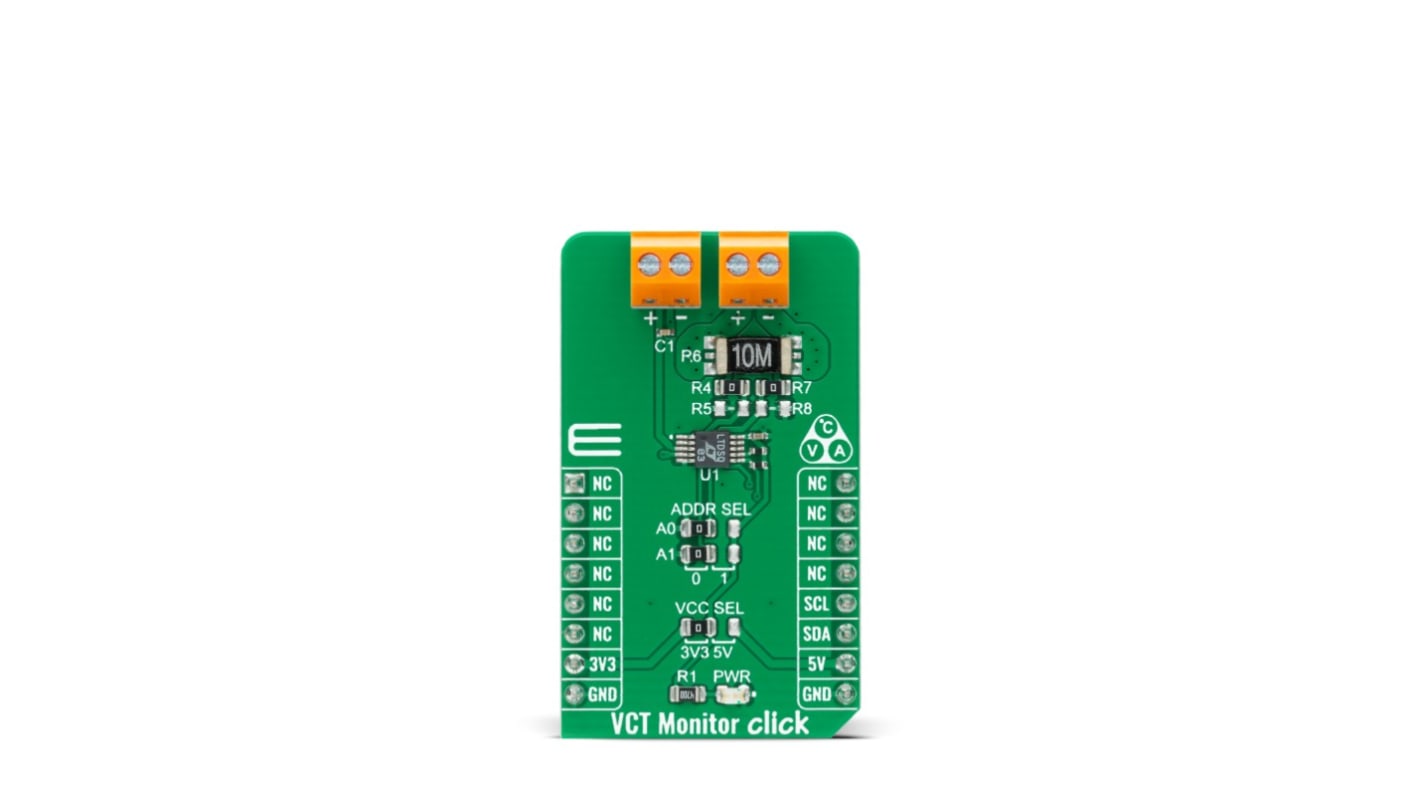 MikroElektronika VCT Monitor Click Temperature Sensor Development Kit LTC2990