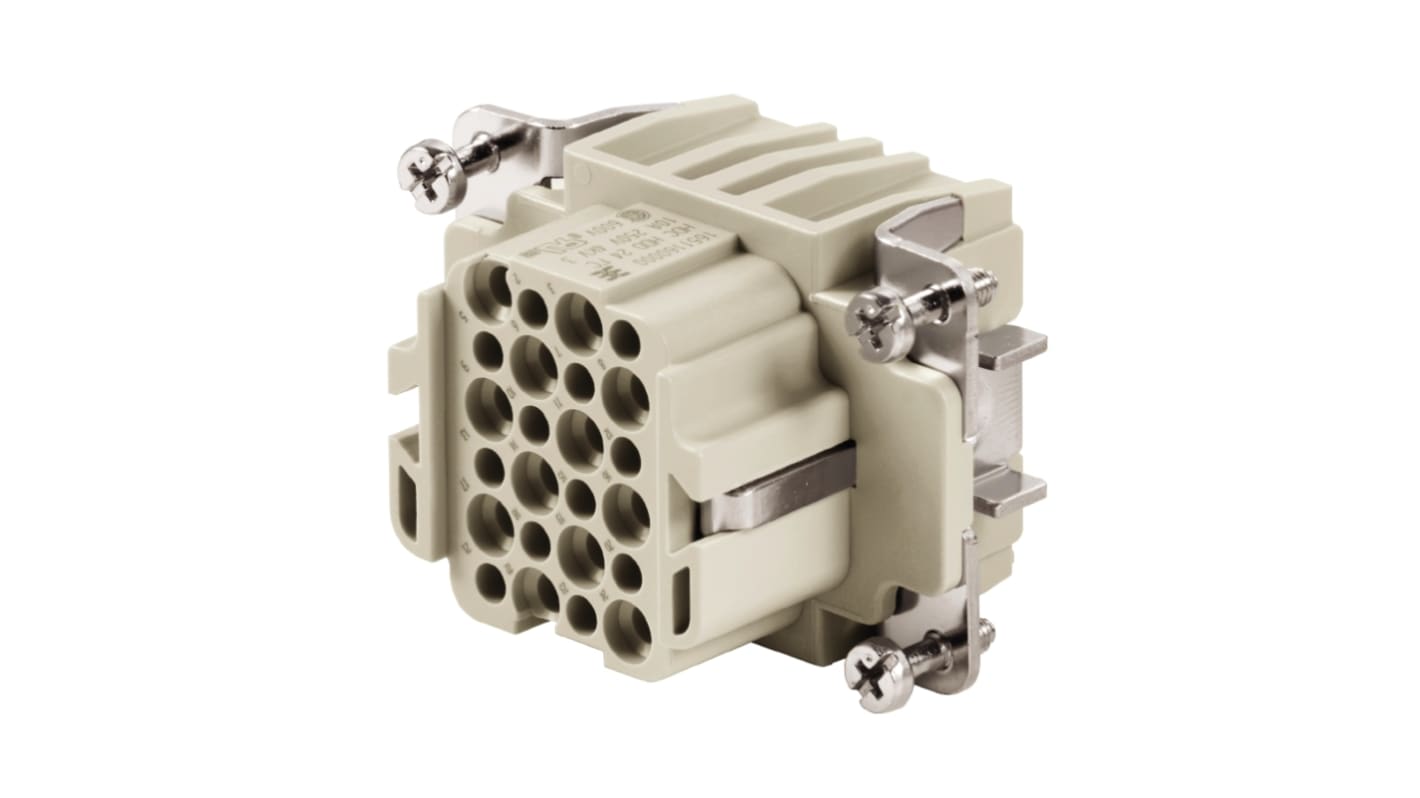 Weidmuller Contact Insert, 10A, Female, HDD Series, 24 Contacts