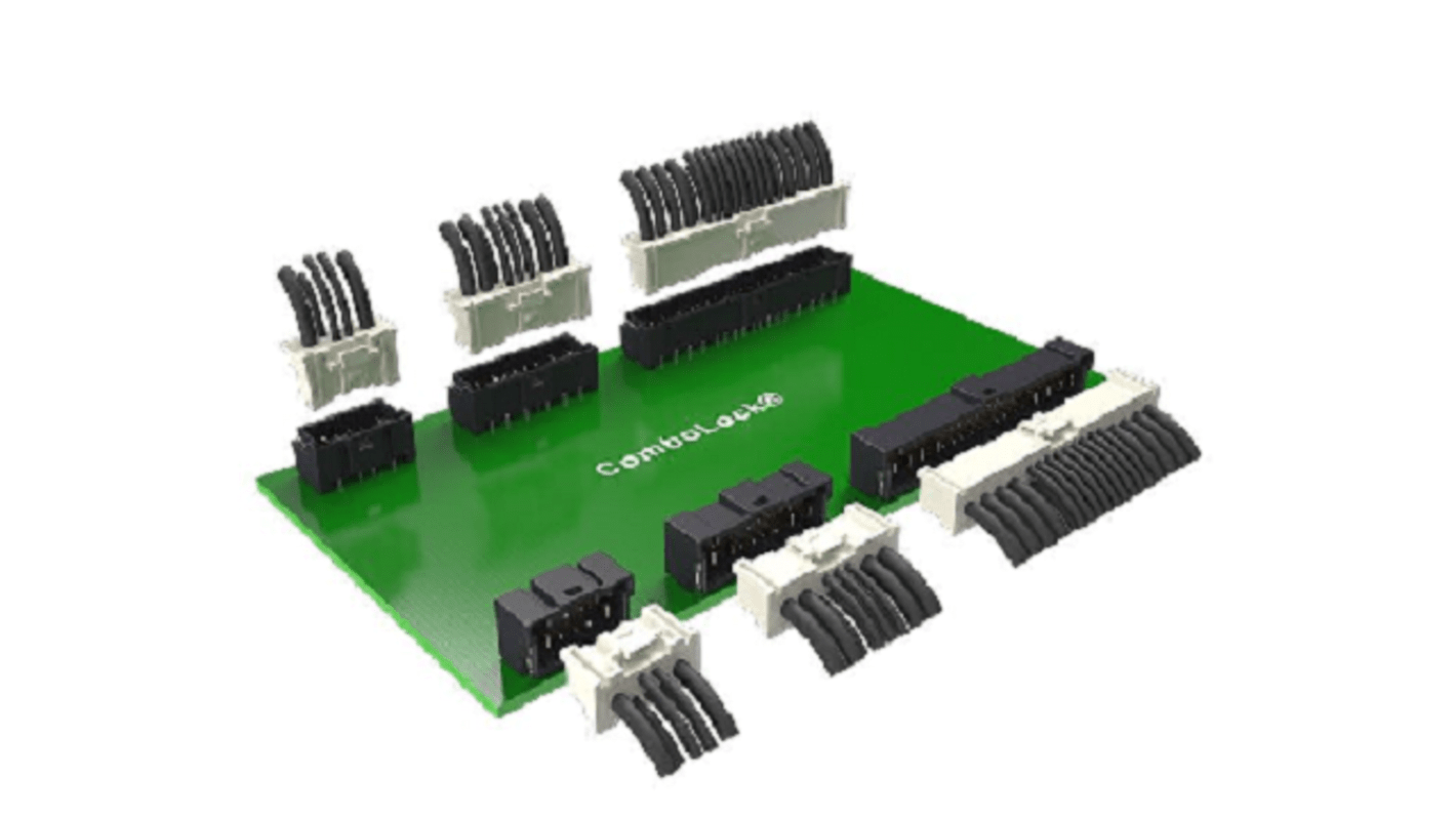 Amphenol Communications Solutions MicroSpace Kabel-Platine Steckverbinder Raster 1mm