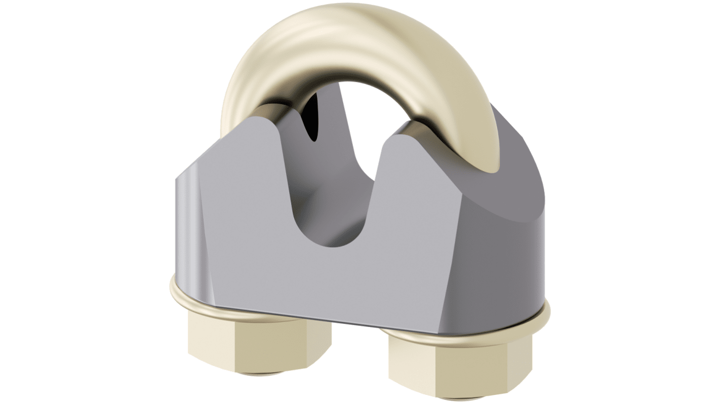 Siemens Steel 4mm Diameter Wire Rope Clamp