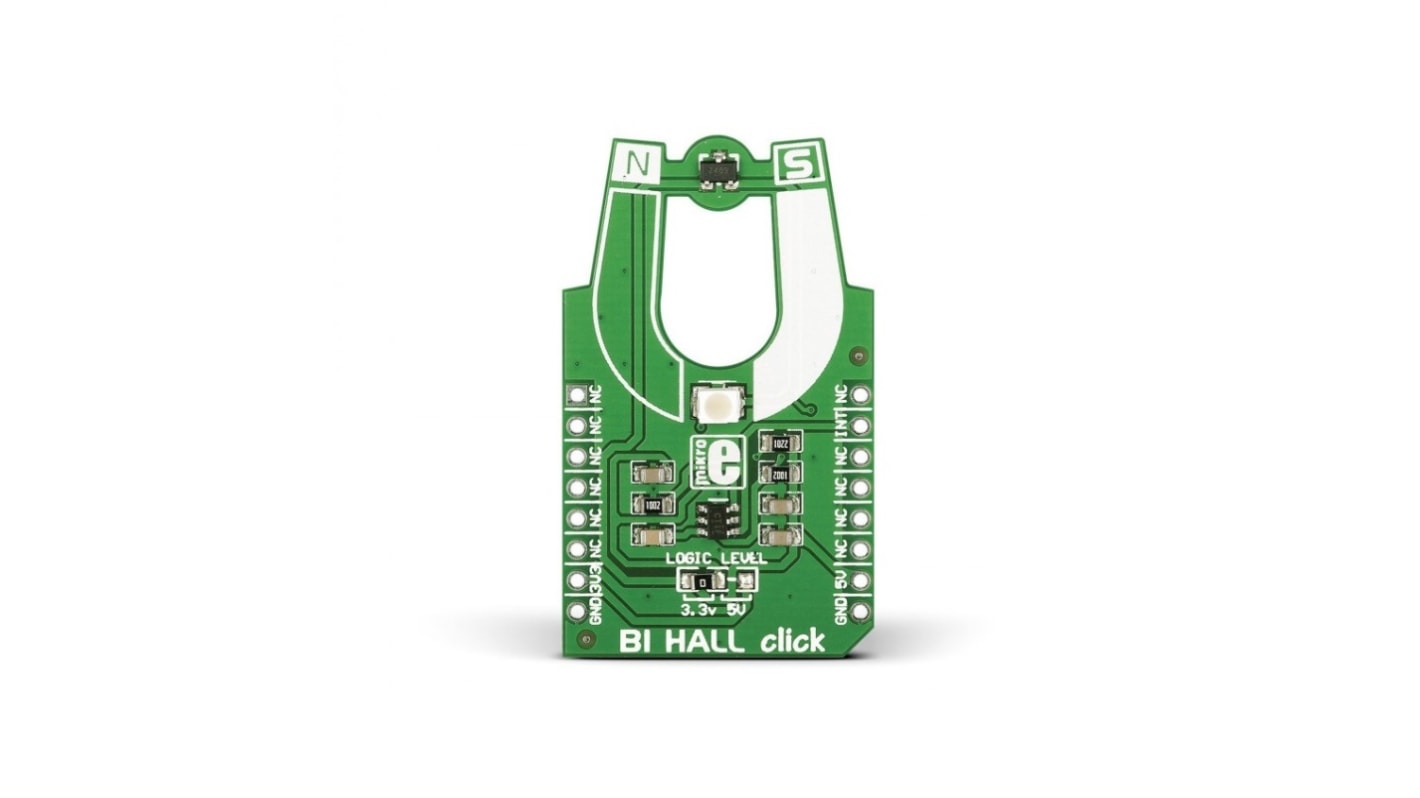 MikroElektronika Bi Hall Click Hall Effect Sensor Magnetic Switch Module for 74LVC1T45, US2882