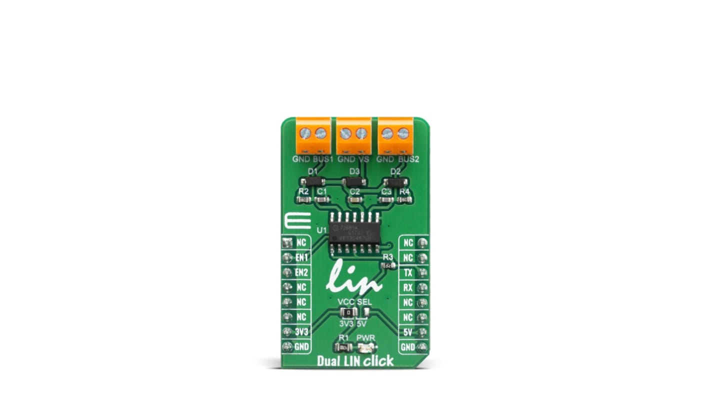 MikroElektronika Dual LIN Click TLE7268SKXUMA1 for BCM MIKROE-3870