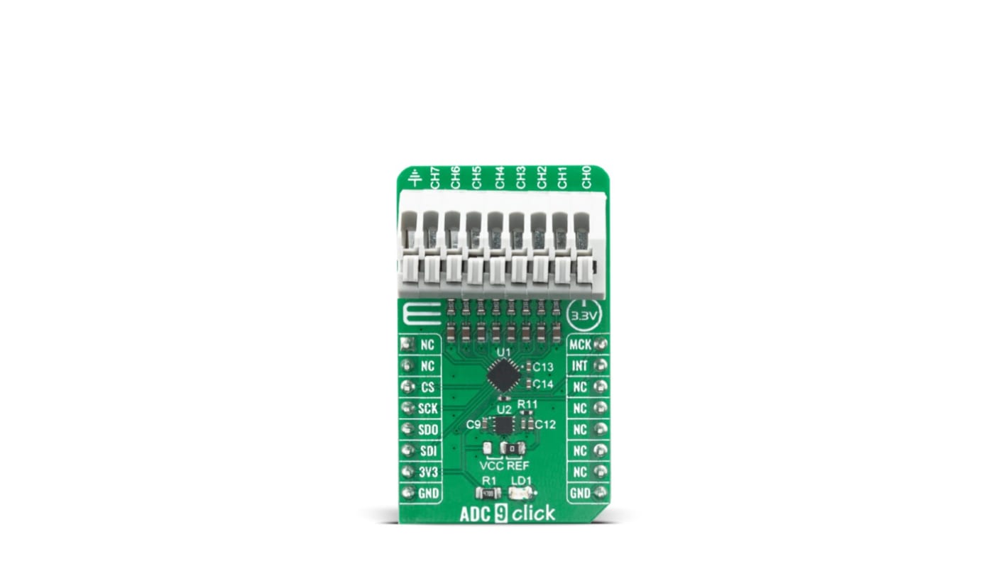 Placa de expansión ADC MikroElektronika ADC 9 Click - MIKROE-4105