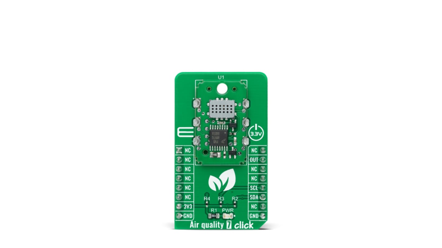 MikroElektronika Air Quality 7 Click Air Quality Sensor Sensor Add-On Board for MiCSVZ-89TE