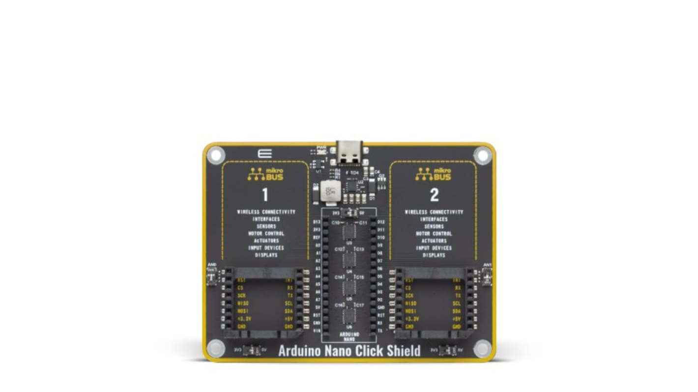 MikroElektronika Arduino Nano Click Shield