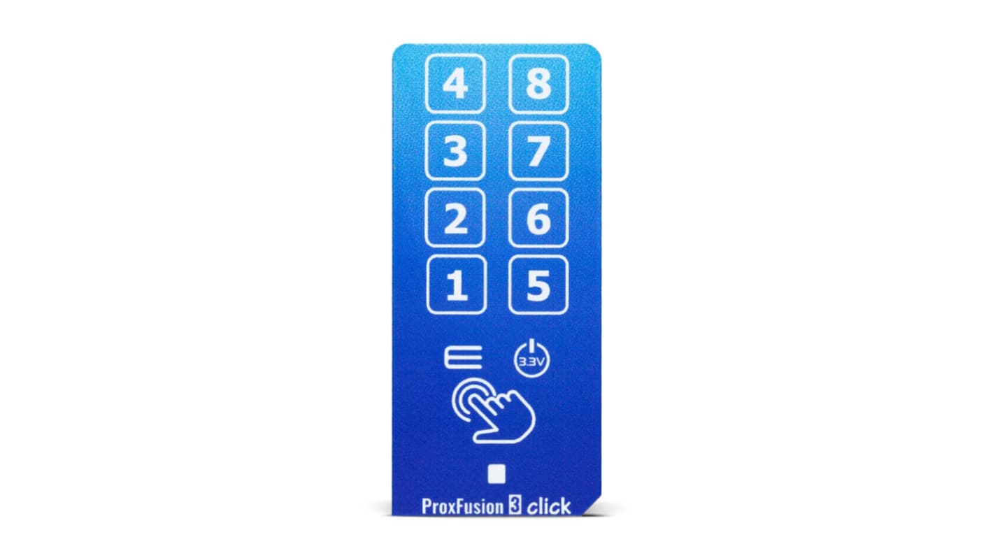 MikroElektronika ProxFusion 3 Click Capacitive Touch Sensor mikroBus Click Board for IQS292A
