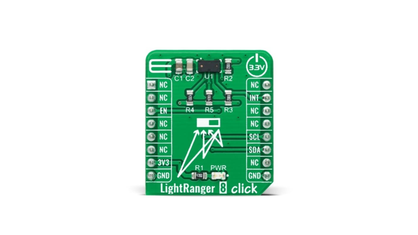 MikroElektronika LightRanger 8 Click Optical mikroBus Click Board for VL53L3CX