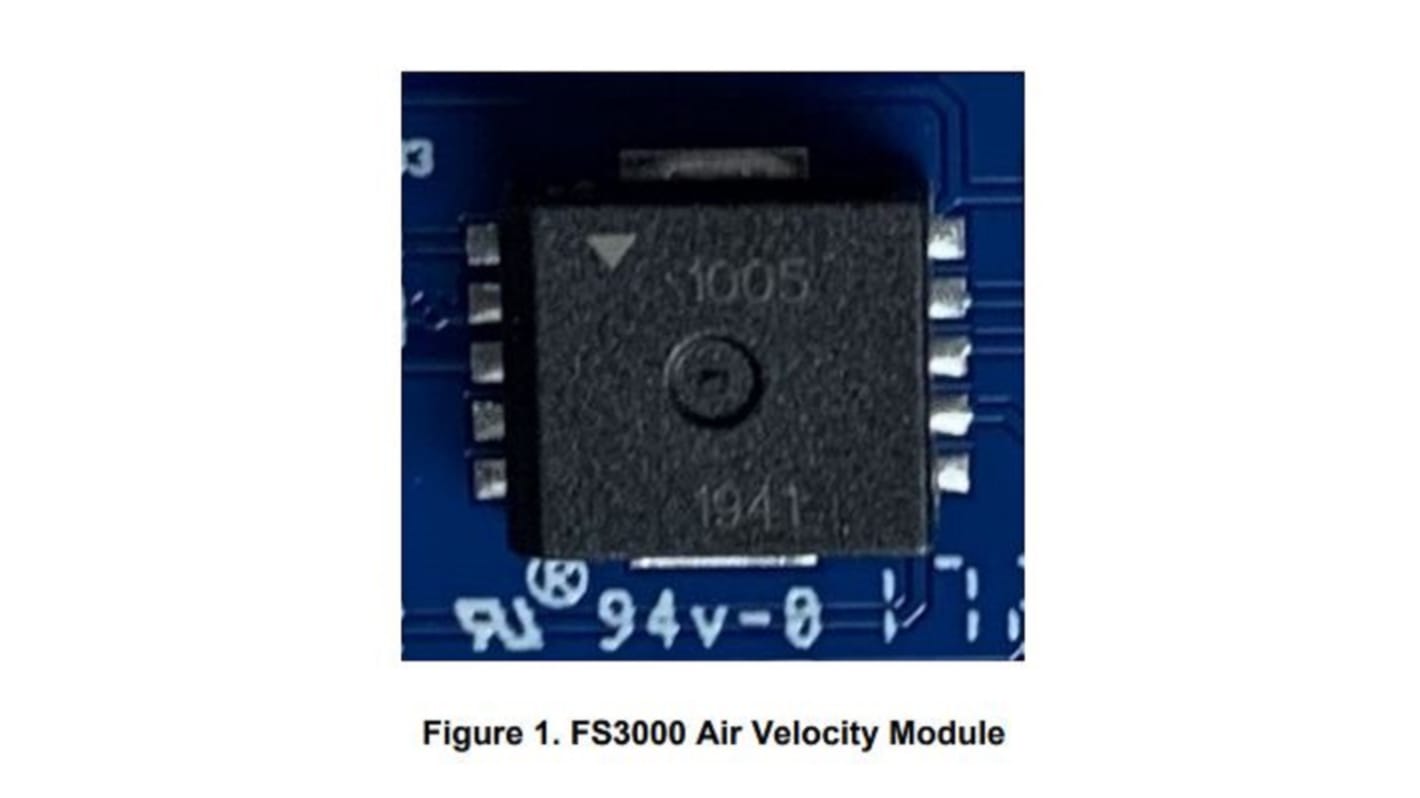 Rs-Online Sensore flusso d'aria Renesas Electronics per Aria flusso 1 m/s → 15 m/s