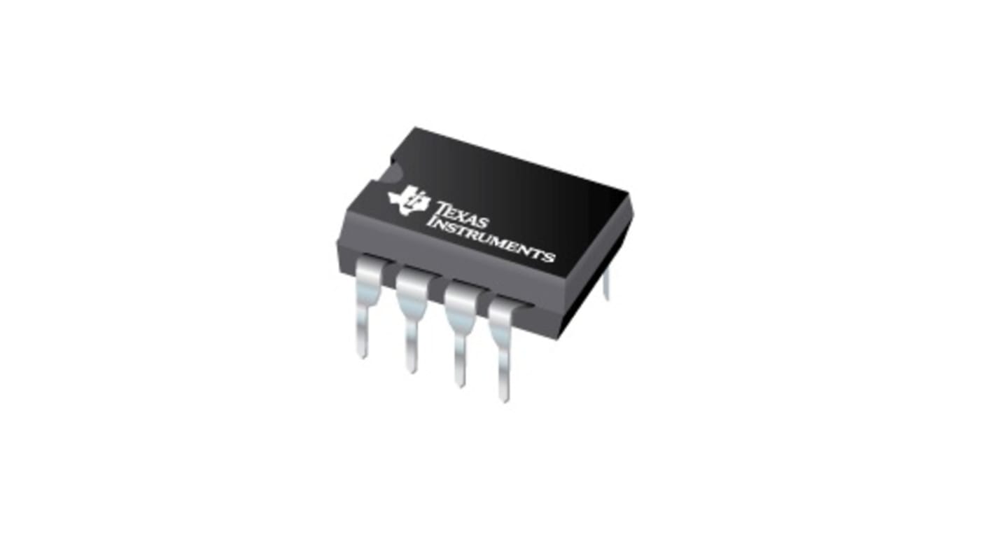 Texas Instruments CMOS, 微功耗比较器芯片, PDIP, 通孔安装, 单电源, 2通道, 2.7μs响应