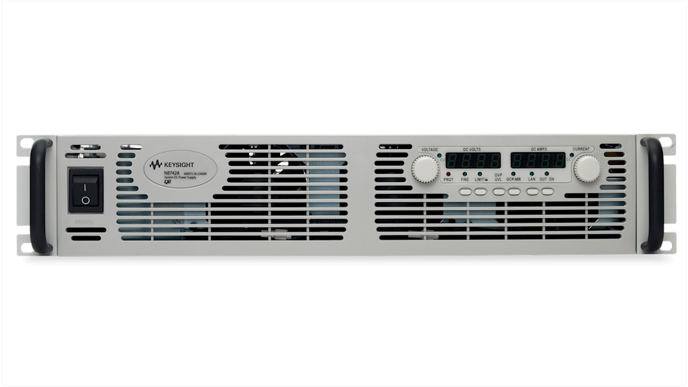 Keysight Technologies N8700 Series Bench Power Supply, 8V, 400A, 1-Output, 3.2kW