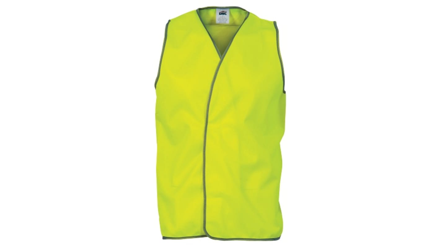 DNC Yellow Hi-Vis Hi Vis Vest, XS