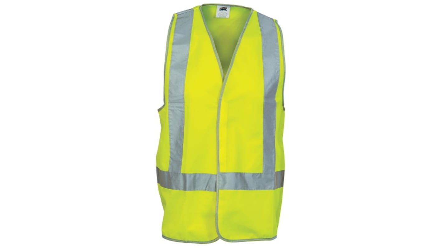 DNC Yellow Hi-Vis Hi Vis Vest, XXL