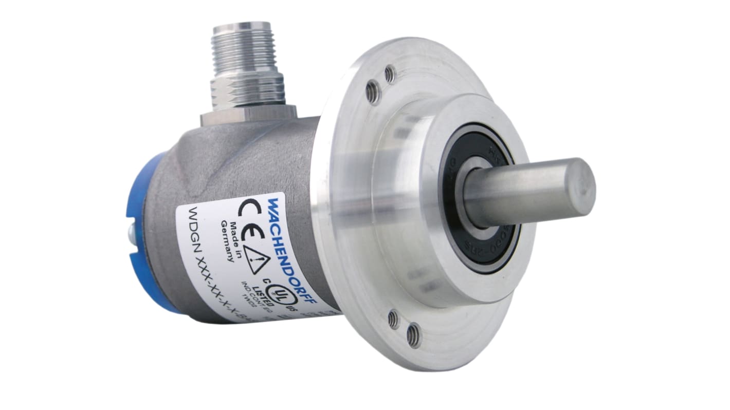 Wachendorff Incremental Incremental Encoder, 16384 ppr, HTL, TTL Signal, Solid shaft Type