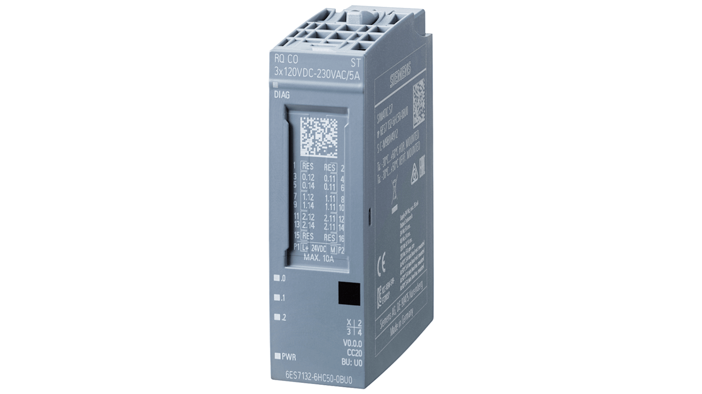 Modulo di uscita digitale Siemens, serie 6ES7132, per Sistema I/O SIMATIC