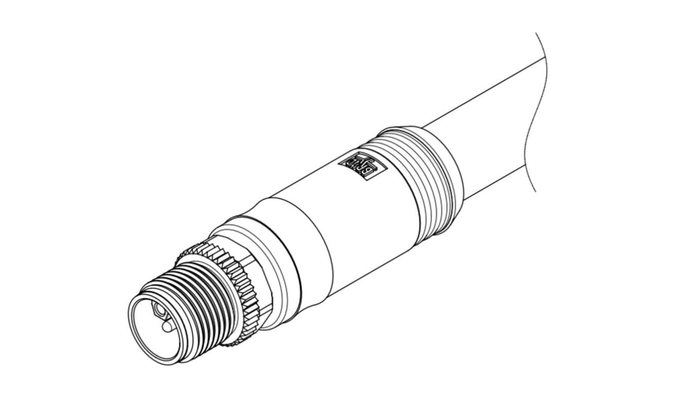 Cavo sensore/attuatore Brad from Molex 5 cond. M12 Maschio, L. 2m