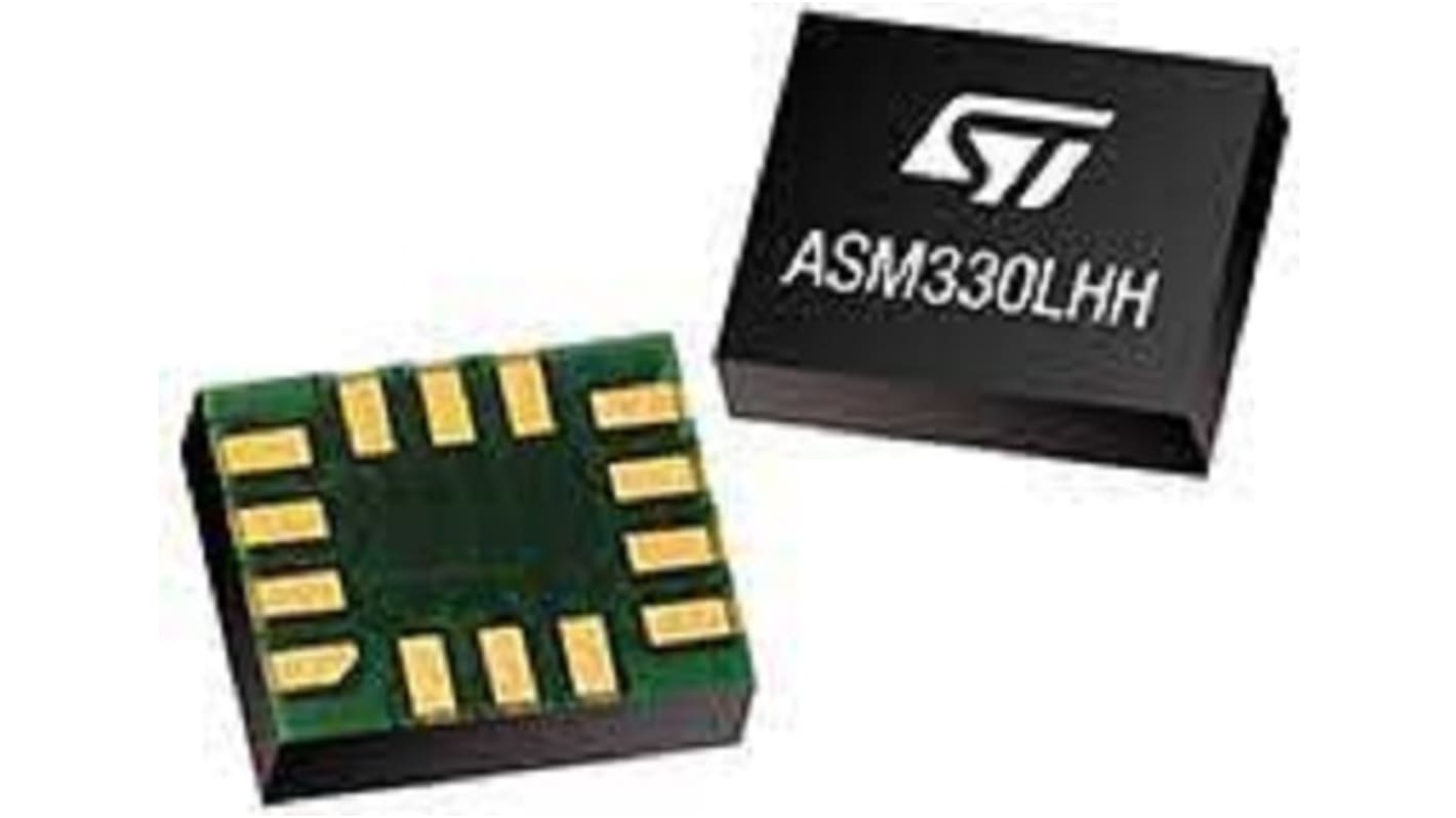 STMicroelectronics 6-Axis Surface Mount Accelerometer & Gyroscope, I2C, MIPI I3CSM, SPI