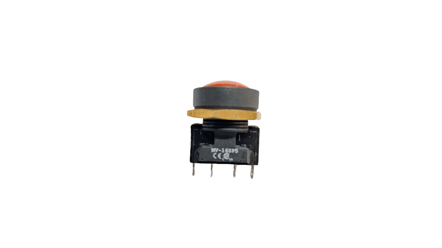 RS PRO Push Button Microswitch, Solder Terminal, 10A @ 250V ac, SPDT, IP67