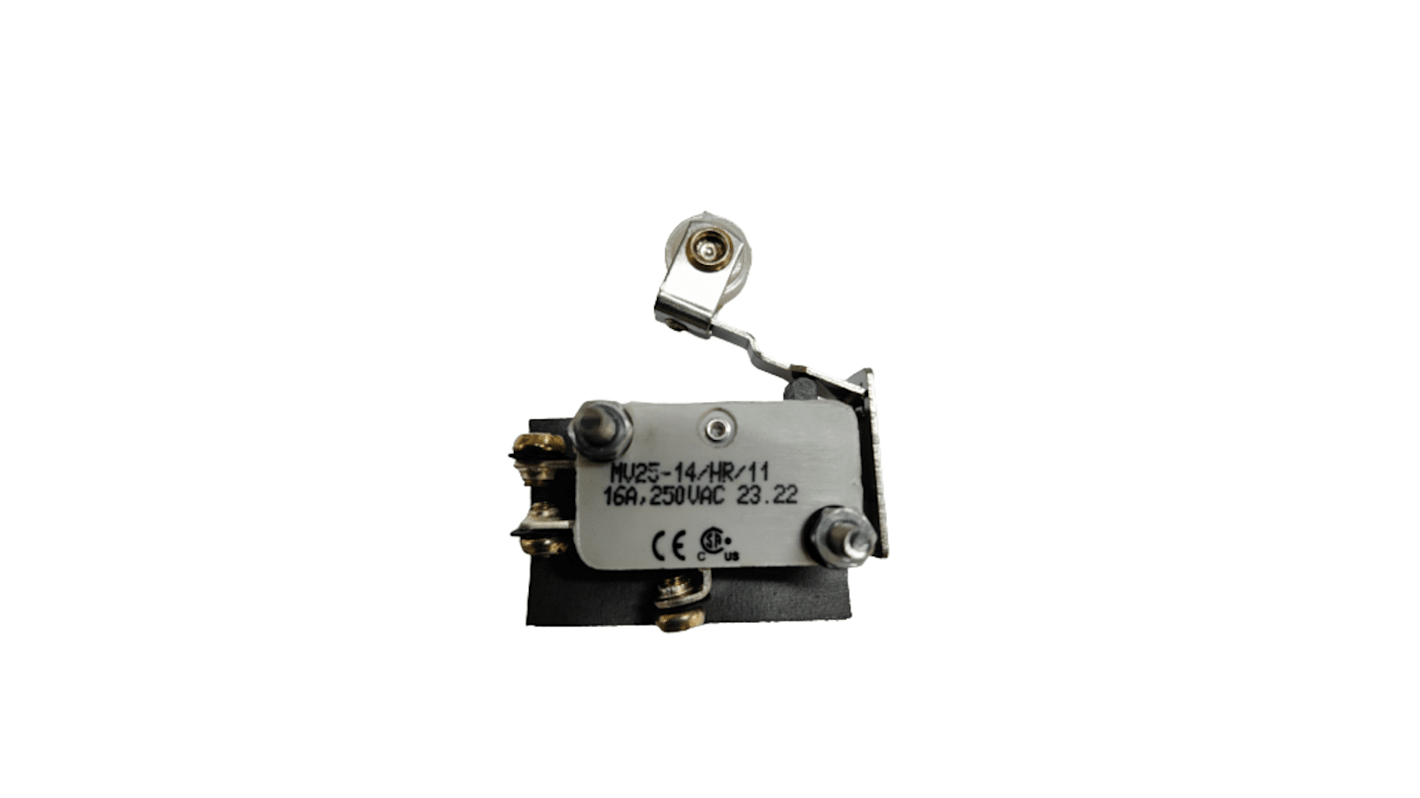 RS PRO Lever Microswitch, Screw Terminal, 16A @ 250V ac, SPDT, IP40