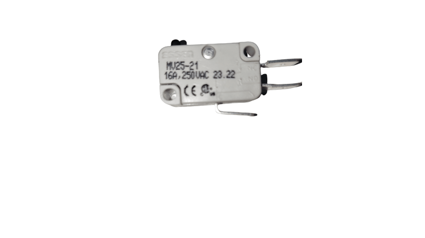 Microinterruttore, RS PRO, SPDT, 10 A a 250 V c.a., IP40, Attacco rapido