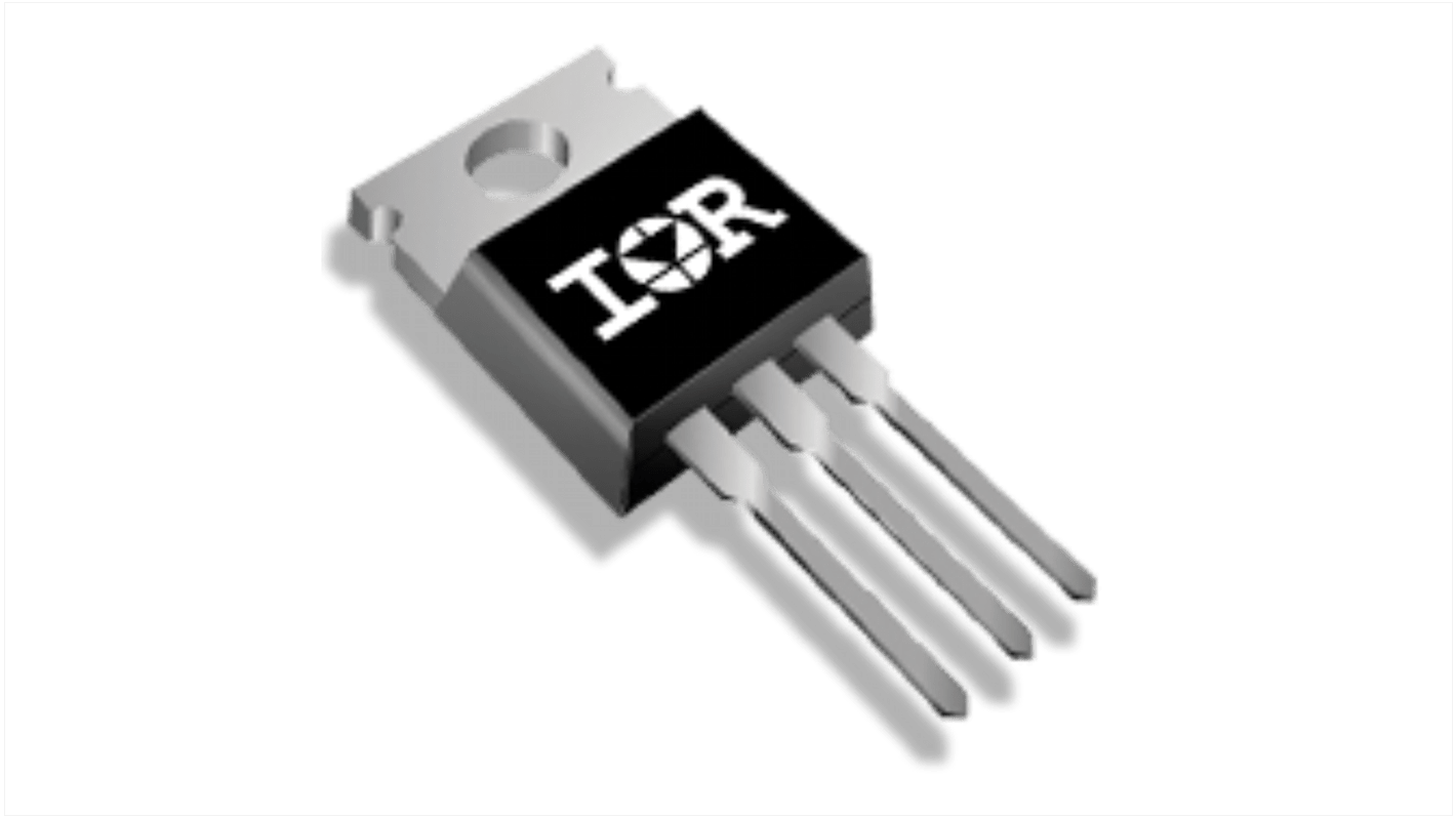 P-Channel MOSFET, 13 A, 150 V, 3-Pin TO-220 Infineon AUIRF6215