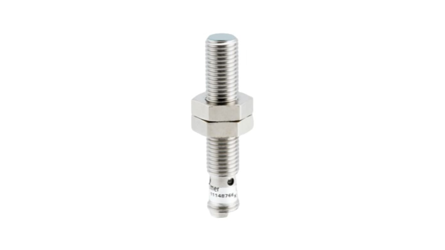 Rs-Online Sensore di prossimità Cilindro filettato Baumer M8 rilevamento 2 mm 12 → 36 V c.c