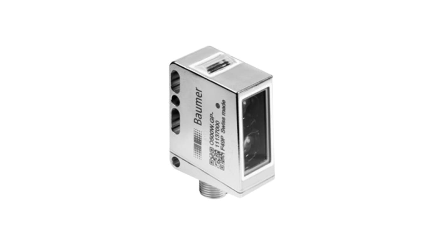 Rs-Online Sensore fotoelettrico Rettangolare Baumer Barriera luminosa SmartReflect rilevamento 60 → 600 mm uscita