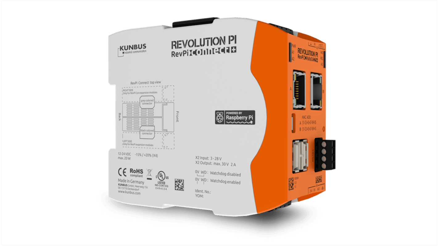 PR100364 | Revolution PI RevPi Connect S, Linux, 1.5 GHz, 32 PR100364 | Revolution PI RevPi Connect S, Linux, 1.5 GHz, 32