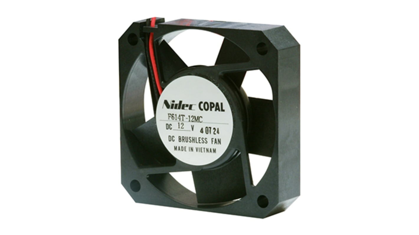 NIDEC COPAL ELECTRONICS GMBH Axial Fan, 12 V dc, DC Operation, 720mW, 60mA Max