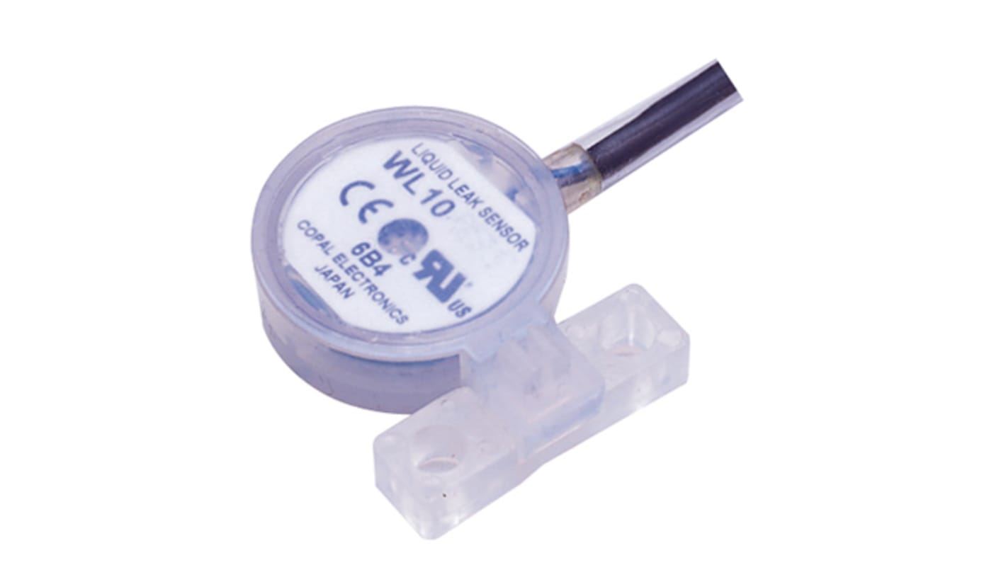 NIDEC COPAL ELECTRONICS GMBH WL10 Series Liquid Leak Sensor Level Sensor, NPN Output, Cable, Polypropylene Body