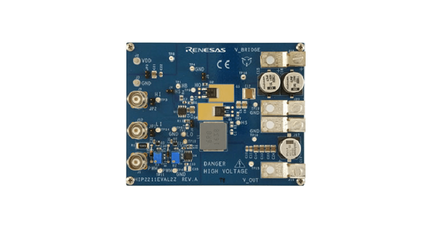 ルネサス エレクトロニクス 評価ボード, 評価ボード, ハーフブリッジドライバ, ISL2111 用, HIP2211EVAL2Z