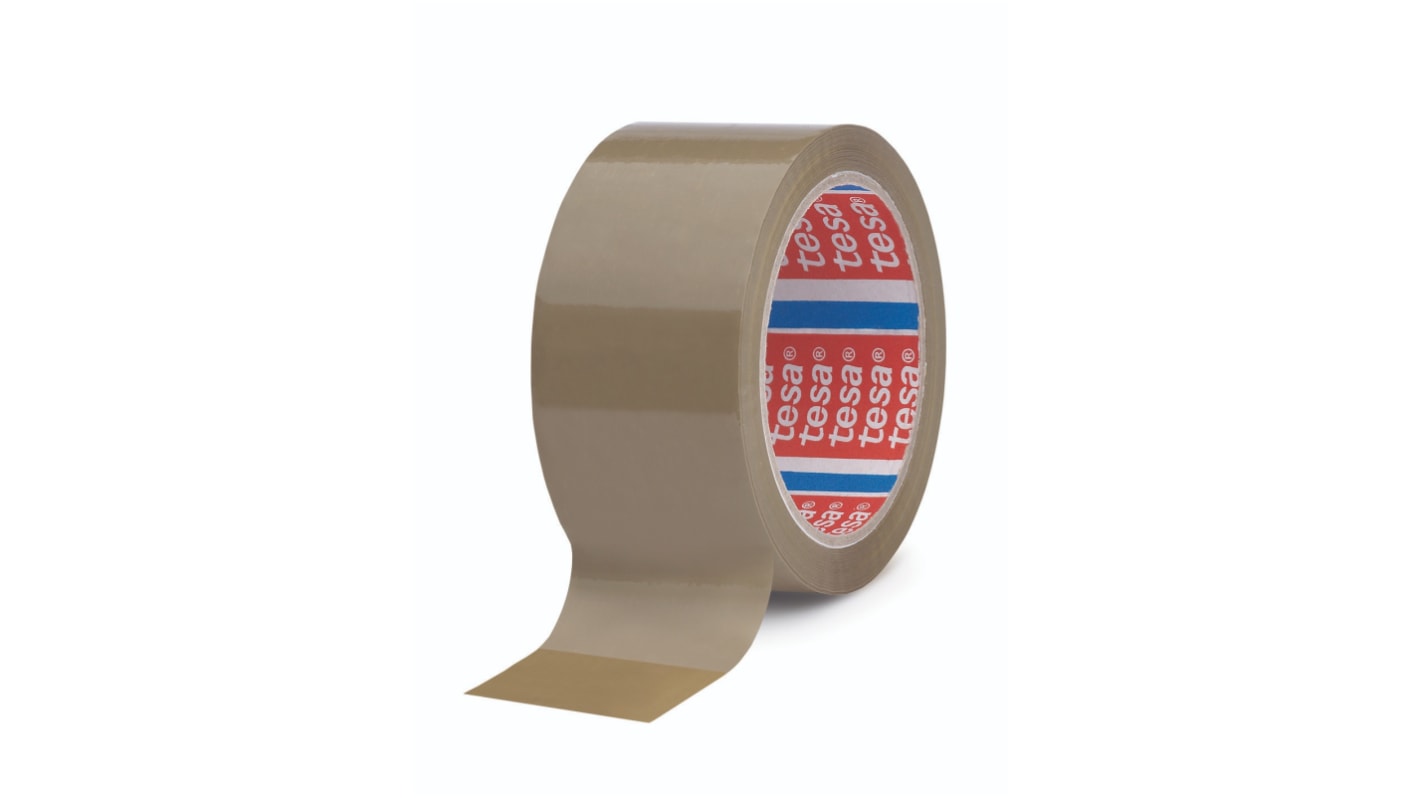 Tesa 4089 Brown Packing Tape, 100m x 50mm