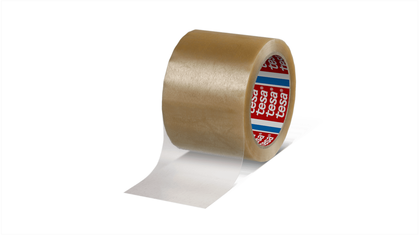 Tesa 4124 Panzerband, PVC-Folie transparent, 0.065mm x 75mm x 66m