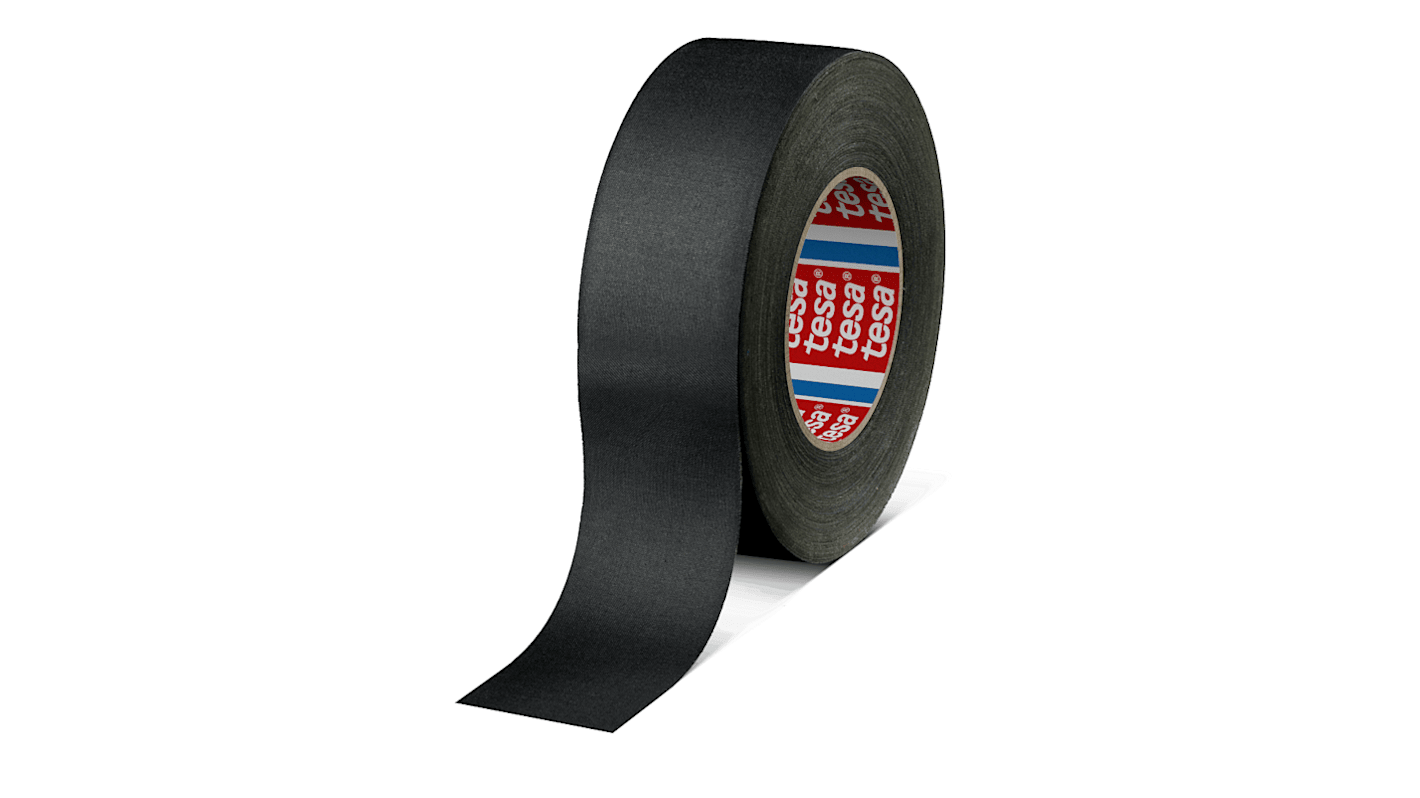 Tesa 4541 Cloth Tape, 50m x 50mm, Black