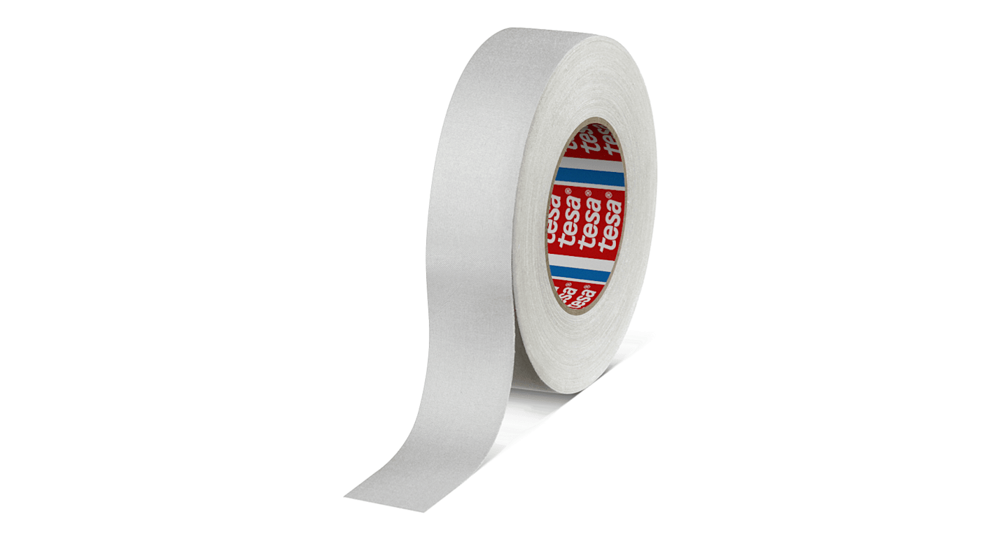 Tesa 4541 Gewebeband, Weiß, 0.27mm x 38mm x 50m