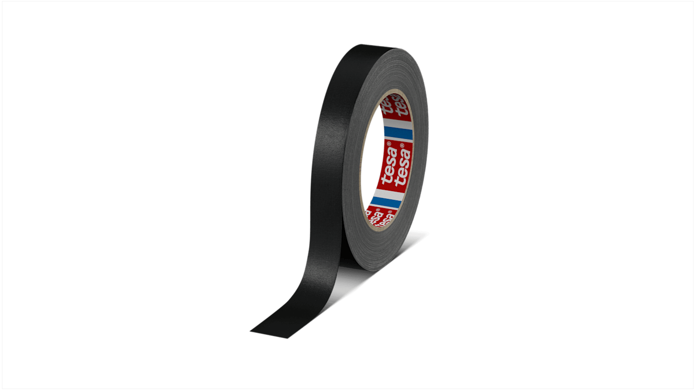 Tesa Tesa 4651 4651 Cloth Tape, 25m x 19mm, Black
